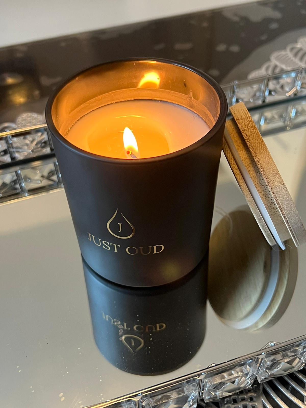 Rose Oud Candle Made With 100% real oud